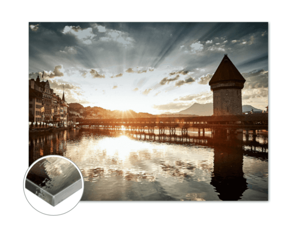 Leinenbild Kappelbrücke